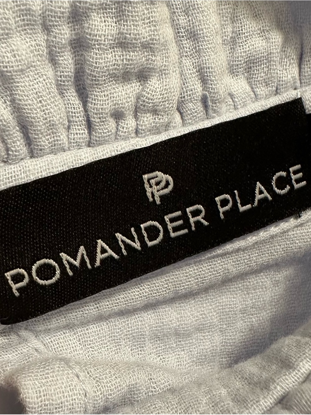 Pomander Place Tuckernuck Light Blue Sleeveless Gauze Tiered Morgan Dress S - Picture 6 of 8